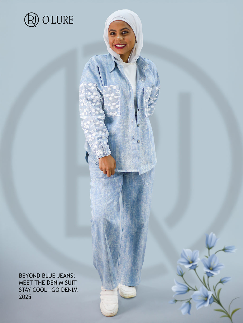 قميص الدنيم المطرّز